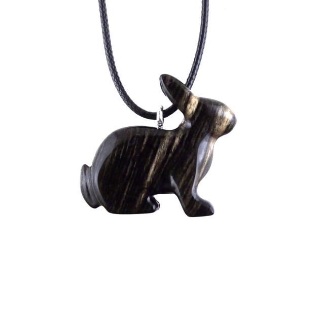 アクセサリー MOMENTEL Black Rabbit Necklace Black Rabbit Skeleton Necklace by Defy / Cool Statement Jewelry