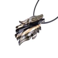 Wolf Necklace, Hand Carved Wooden Wolf Pendant for Men or Women, Spirit Animal Totem Woodland Jewelry