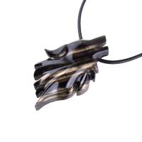 Wolf Necklace, Hand Carved Wooden Wolf Pendant for Men or Women, Spirit Animal Totem Woodland Jewelry