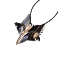 Celtic Fox Necklace, Hand Carved Wooden Fox Pendant for Men or Women, Totem Spirit Animal Gift for Him or Her, Wood Jewelry
