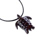 Hand Carved Wooden Turtle Pendant, Sea Turtle Necklace, Nautical Pendant, Mens Wood Necklace, Gift for Him, Mens Jewelry
