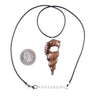 Wooden Nyami Nyami Hand Carved African Pendant, Tribal Wood Mens Necklace, African Jewelry, Protection Amulet, Good Luck Charm