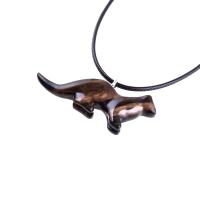 Hand Carved Wooden Sea Otter Pendant Necklace - Totem Animal Jewelry Gift for Men & Women