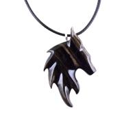 Hand Carved Fox Necklace for Men or Women, Wooden Fox Pendant, Woodland Jewelry, Totem Spirit Animal, One of a Kind Gift for Him Her
