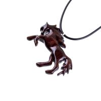 Horse Necklace, Hand Carved Wooden Horse Pendant, Handmade Equestrian Wood Jewelry, One of a Kind Gift for Her Him
