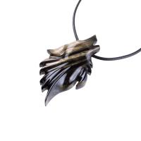 Wolf Necklace, Hand Carved Wooden Wolf Pendant for Men or Women, Spirit Animal Totem Woodland Jewelry