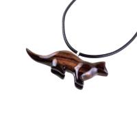 Otter Necklace, Hand Carved Wooden Sea Animal Pendant, Nautical Wood Jewelry for Men or Women