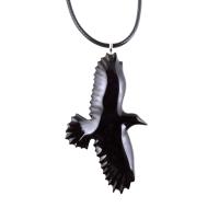 raven pendant necklace