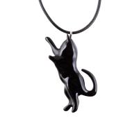 black cat pendant