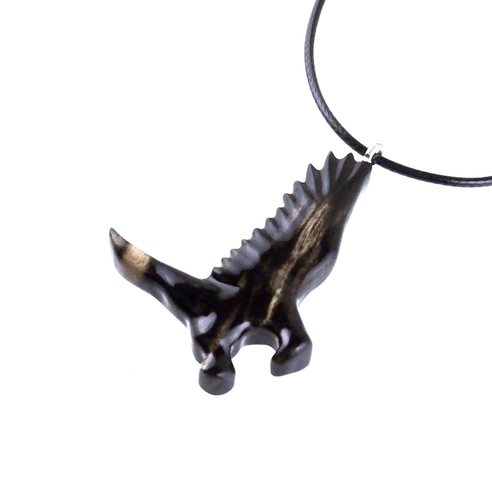 Hawk Necklace, Hand Carved Wooden Hawk Pendant for Men or Women, Wood Falcon Pendant, Totem Bird Jewelry