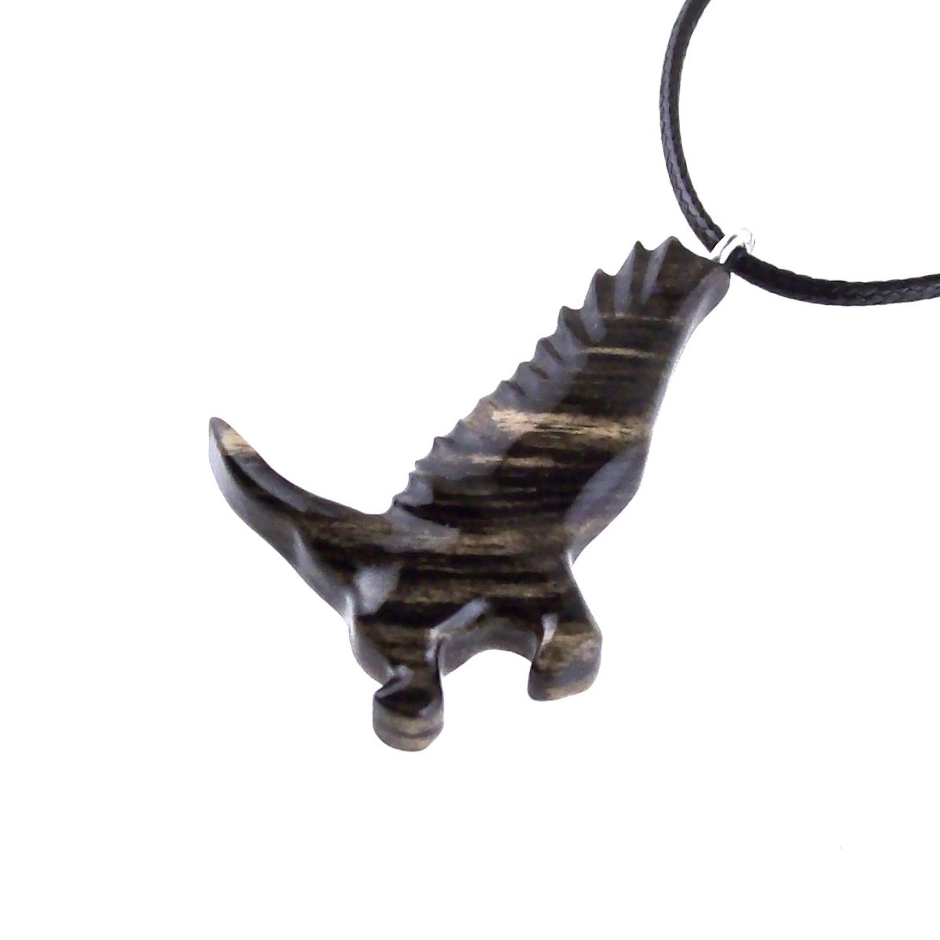 Hawk Necklace, Hand Carved Wooden Hawk Pendant for Men or Women, Wood Falcon Pendant, Totem Bird Jewelry