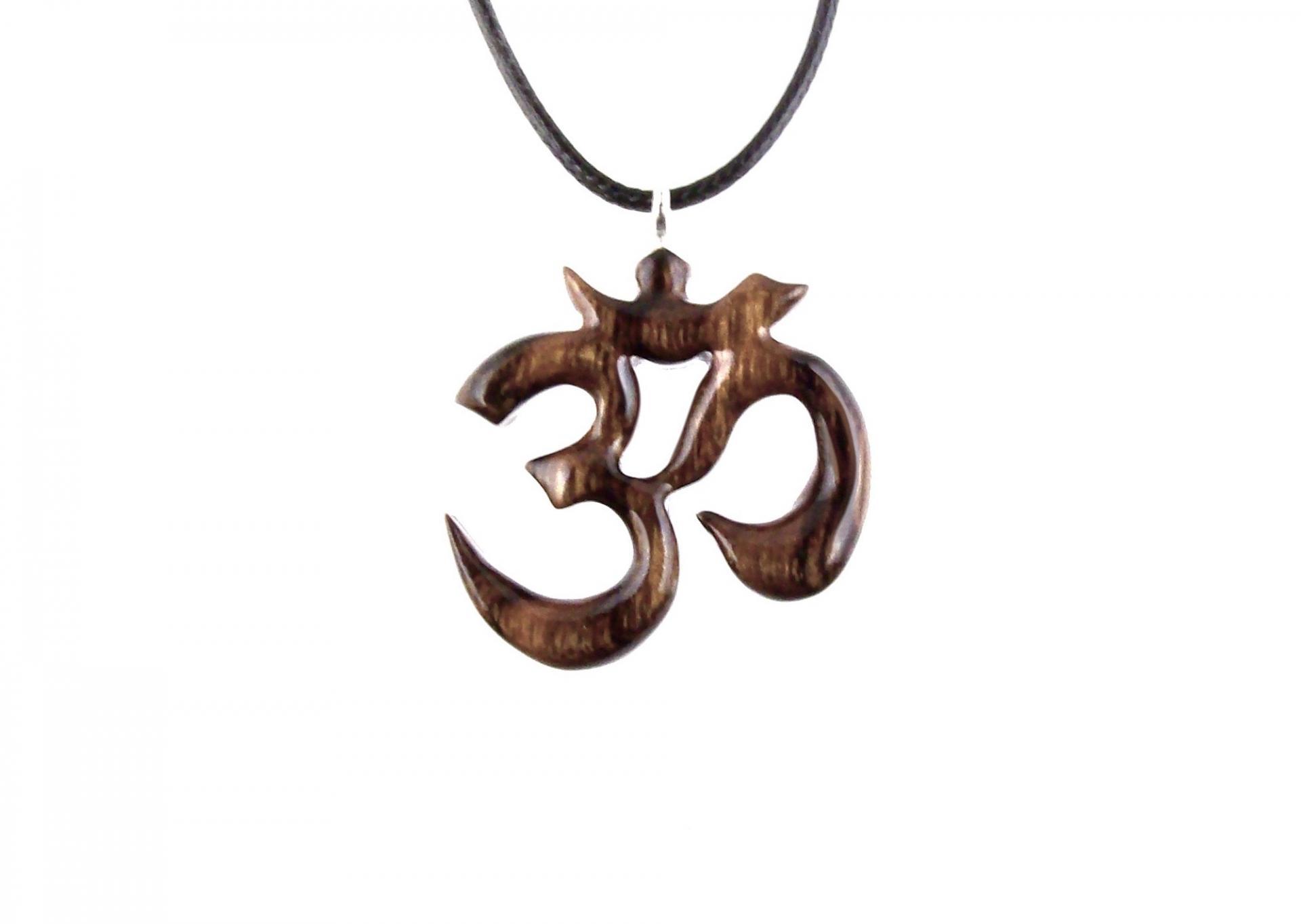 wooden om pendant