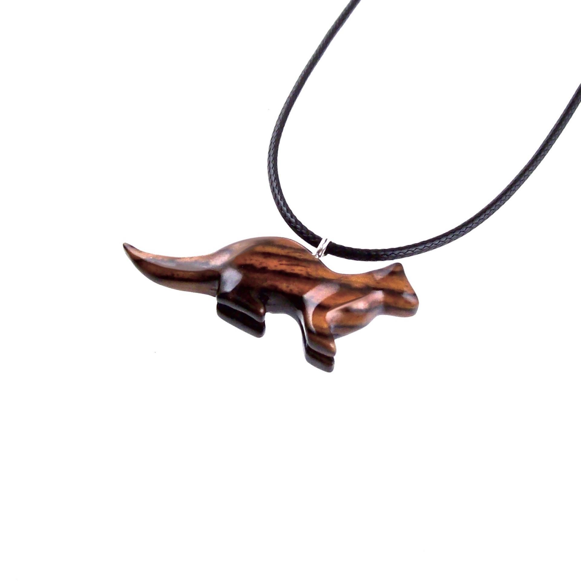 Otter Necklace, Hand Carved Wooden Sea Animal Pendant, Nautical Wood Jewelry for Men or Women