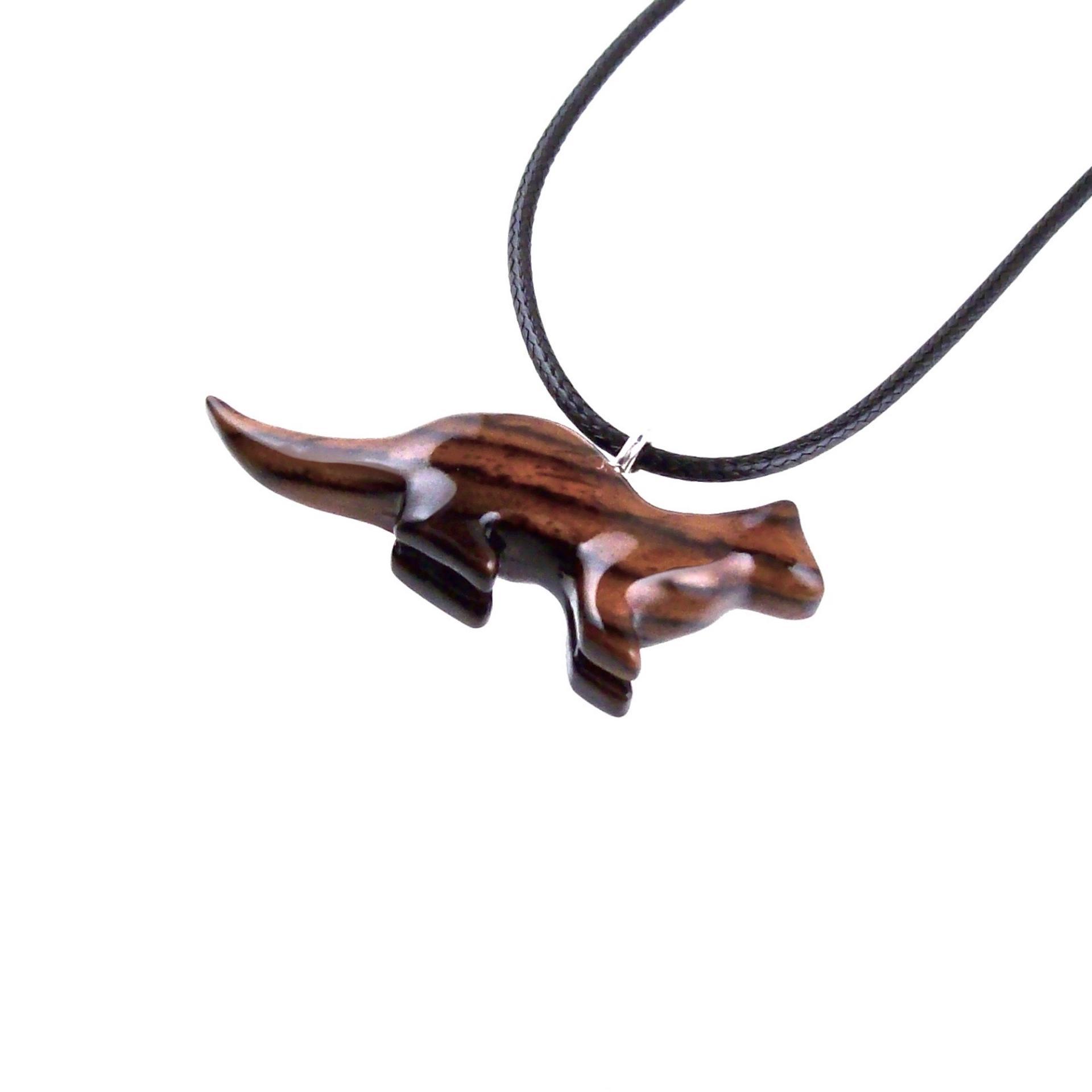 Otter Necklace, Hand Carved Wooden Sea Animal Pendant, Nautical Wood Jewelry for Men or Women