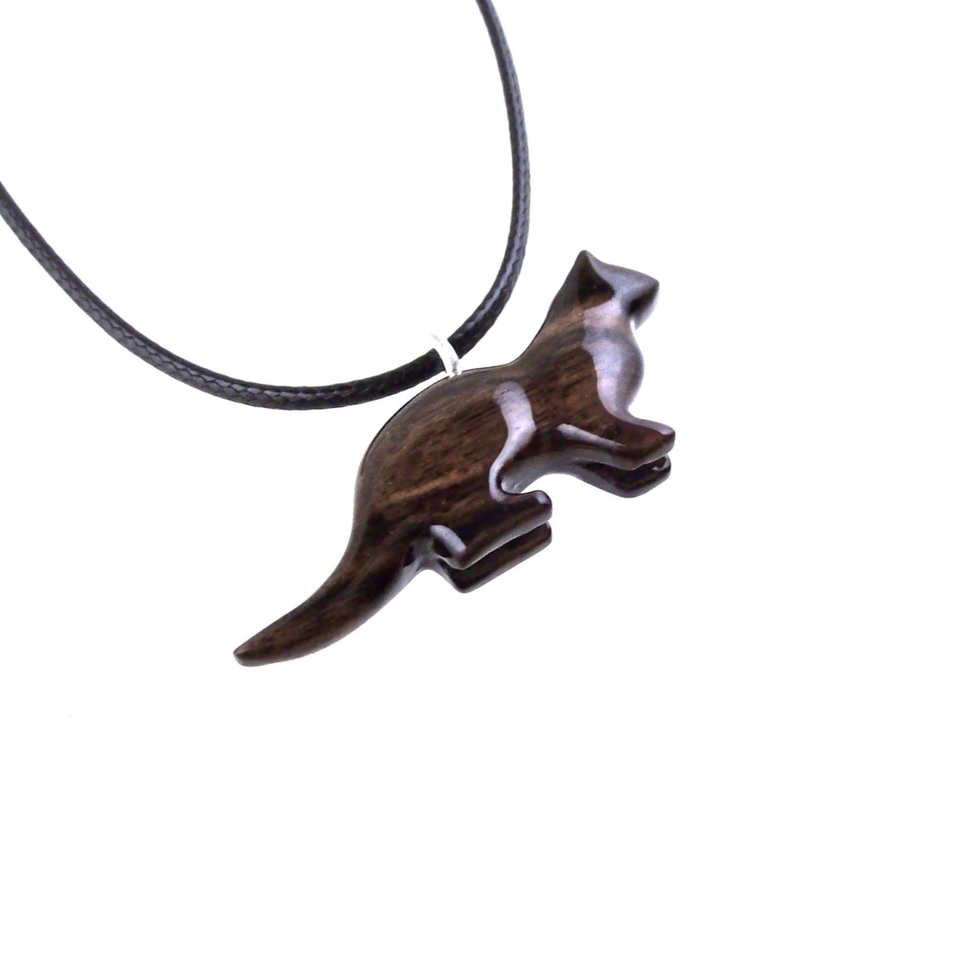 Hand Carved Wooden Sea Otter Pendant Necklace - Totem Animal Jewelry Gift for Men & Women