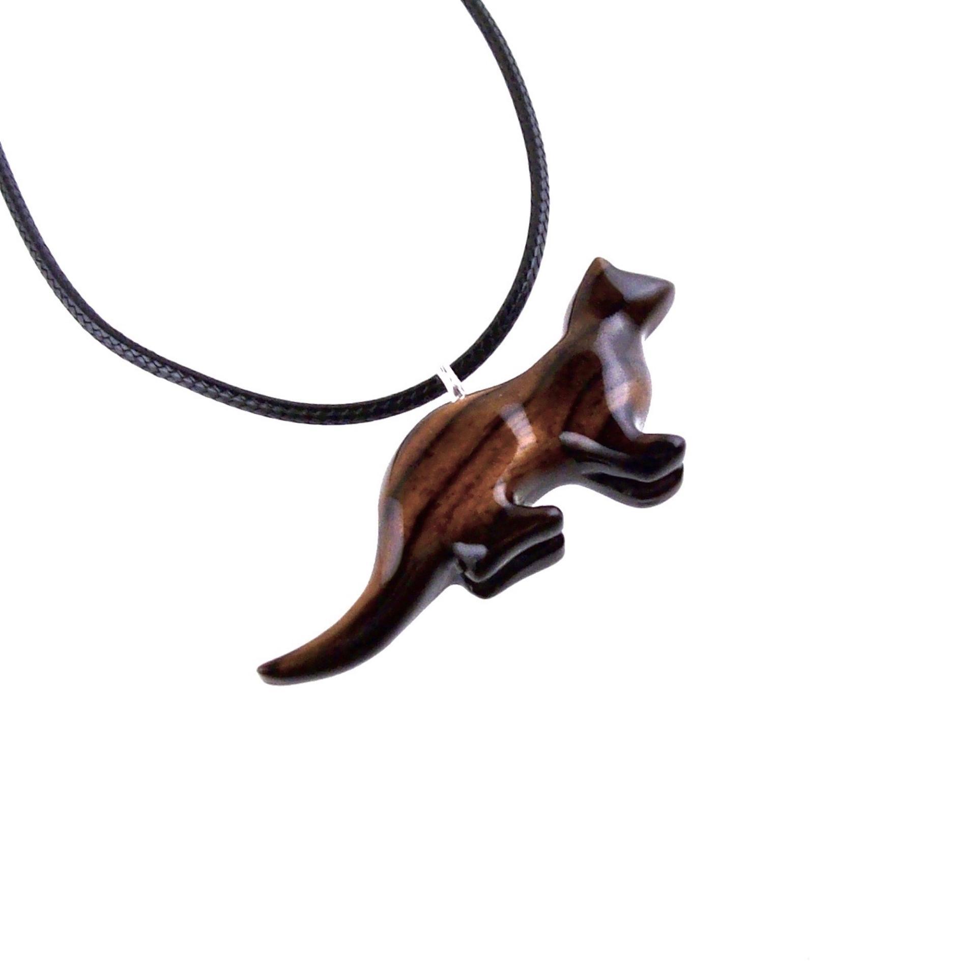 Otter Necklace, Hand Carved Wooden Sea Animal Pendant, Nautical Wood Jewelry for Men or Women