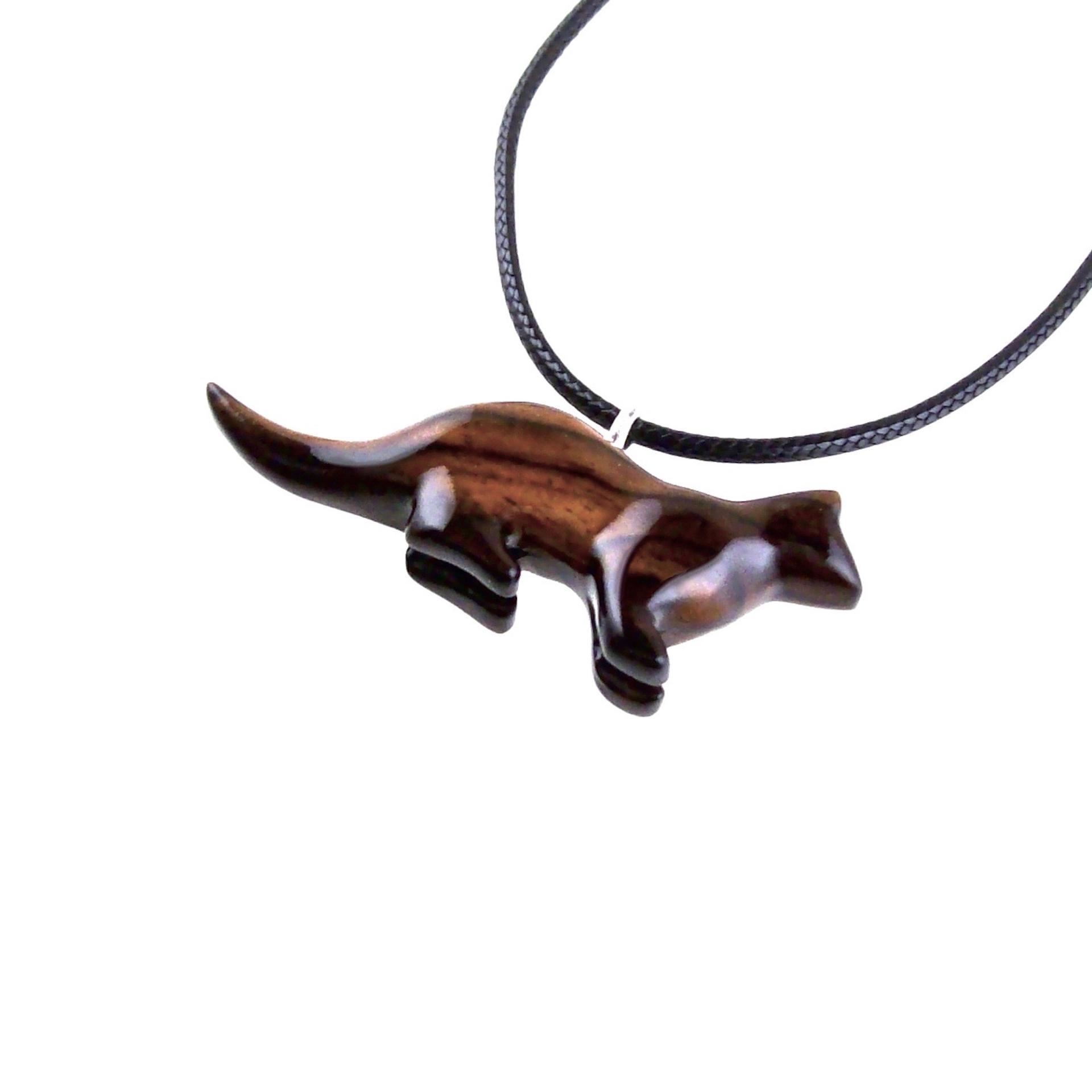 Otter Necklace, Hand Carved Wooden Sea Animal Pendant, Nautical Wood Jewelry for Men or Women