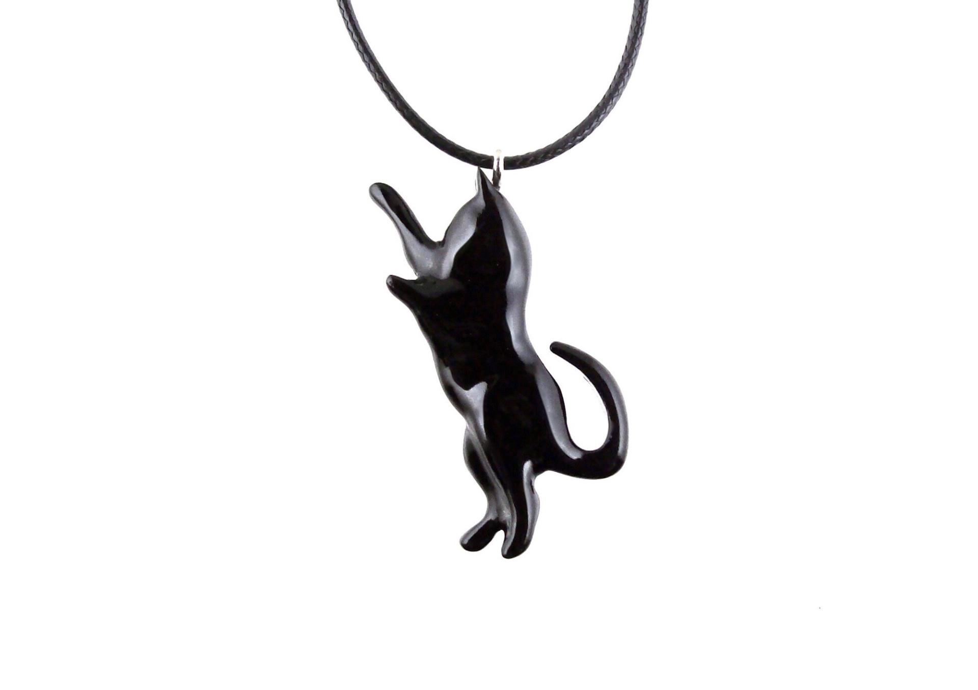 black cat pendant