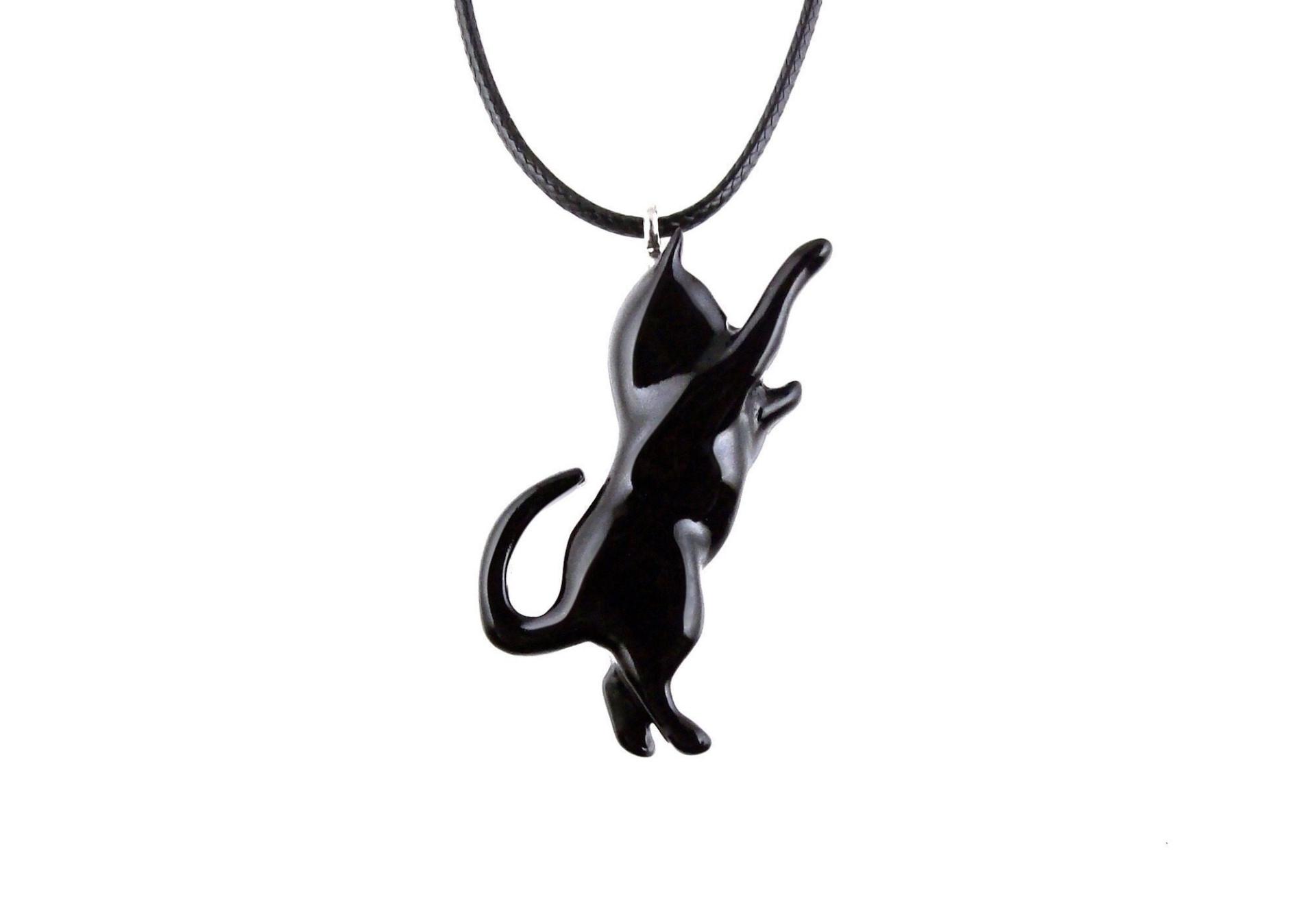 black cat necklace